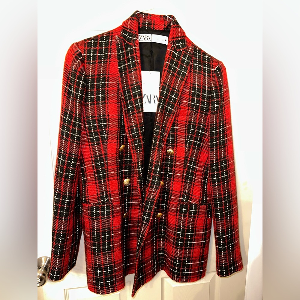 Zara Tweed Blazer NWT
